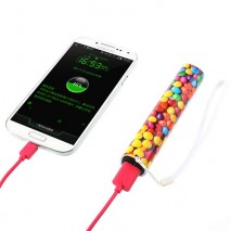 Power Bank 3000 mAh caramelos