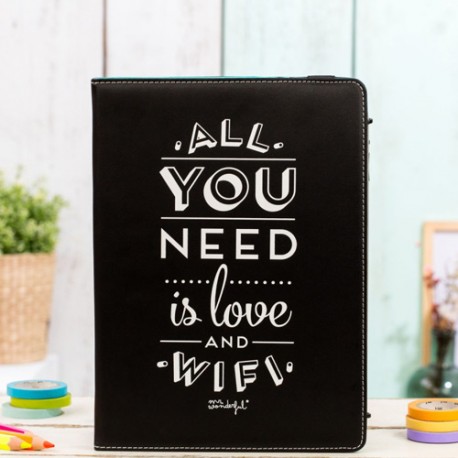 Funda universal tablet Mr Wonderful para pantallas de 9,7" a 10,1 " Wifi