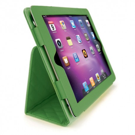 Funda Mooster ipad2 case piel, verde