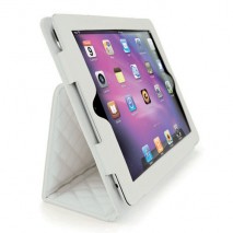 Funda Mooster iPad 2 case piel blanco
