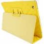 Funda Mooster iPad 2 case piel amarillo