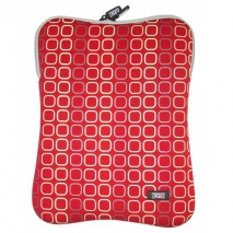 Funda 3Go portatil hasta 12" neopreno Bevel red BS12R