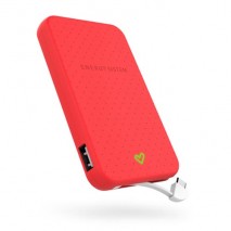 Power Bank  Energy Sistem  extra battery 5000 mAh rojo