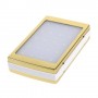 Power Bank Solar 5000 mAh 3 modos de luz led oro