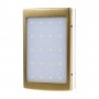 Power Bank Solar 5000 mAh 3 modos de luz led oro