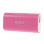 Power Bank 5000 mAh Golf Tiger 26 color rosa