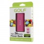Power Bank 5000 mAh Golf Tiger 26 color rosa