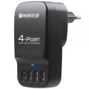 Multicargador Woxter 4 puertos USB negro