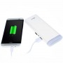 Power Bank 13000 mAh Golf  con linterna color blanco