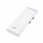 Power Bank 13000 mAh Golf  con linterna color blanco