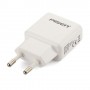 Cargador de red USB color blanco
