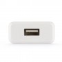 Cargador de red USB color blanco