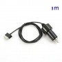 Cargador de mechero 2,1A tablet Samsung TAB 7,0/ 10,1 color negro