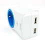 Cargador de red USB para Smartphone y tablet Mooster con proteccion de sobretension