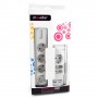 Regleta especial para Smartphone/  tablet / PC  Mooster con proteccion de sobretension, 4 tomas de r