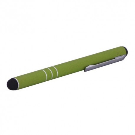 Puntero tipo boligrafo para pantalla capacitiva verde