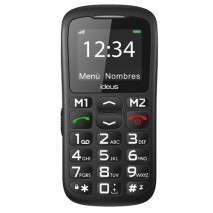 Telefono movil facil uso IM200 libre negro