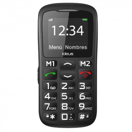 Telefono movil facil uso IM200 libre negro
