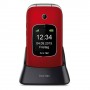 Telefono movil facil uso Beafon SL660 libre rojo