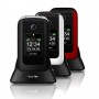 Telefono movil facil uso Beafon SL670 libre rojo