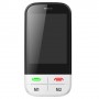 Telefono Ibold Facil uso Senior tactil  2,8 pulgadas libre  blanco incluye funda tipo libro,