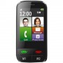 Telefono Ibold Facil uso Senior tactil  2,8 pulgadas libre negro incluye funda tipo libro,