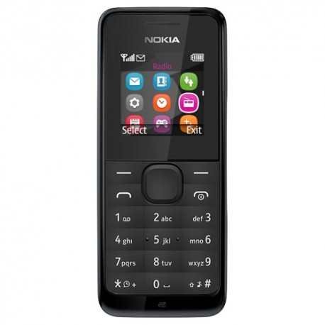 Telefono Movil Nokia 105 libre negro