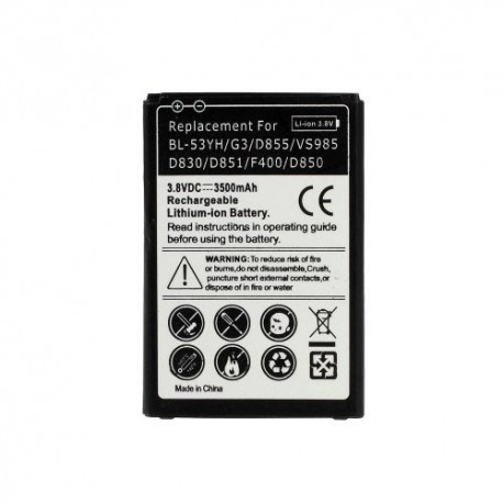 Bateria LG G3 D850 D855 Litio 3500 mAh