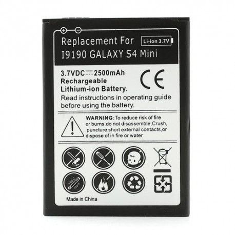 Bateria Samsung S4 I9190/ I9195/ I9192 litio  2500 mAh