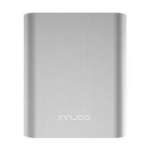 Power Bank Innjoo 10000 mAh color plata con conector Lightning / micro usb