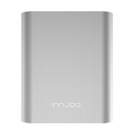 Power Bank Innjoo 10000 mAh color plata con conector Lightning / micro usb