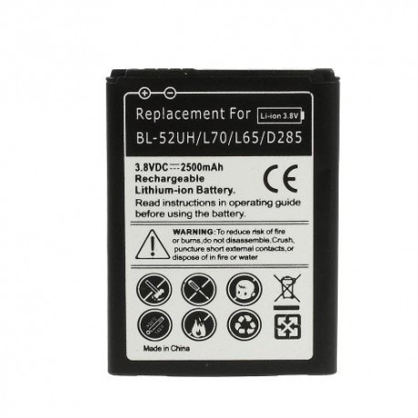 Bateria LG Optimus L70 L65 D320 D285 2500 mAh