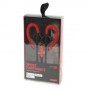 Auriculares deportivos Omega sport FH1014RB rojo-negro + micro