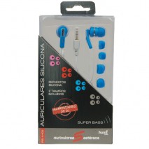 Auriculares intrauditivos Sami RS-4102 azul c/repuestos