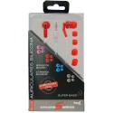 Auriculares intrauditivos Sami RS-4102 rojo c/ repuestos