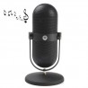 Altavoz Bluetooth multifuncion estilo microfono retro para smartphone, PC, MP3, Con funcion lector d