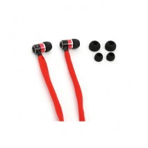 auriculares intrauditivos Omega freestyle+ microfono cordones rojo FH2112R