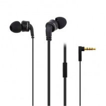 Auriculares 3,5 mm, Stereo con microfono negro