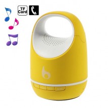 Altavoz portatil Bluetooth amarillo