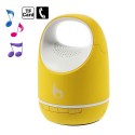 Altavoz portatil Bluetooth amarillo