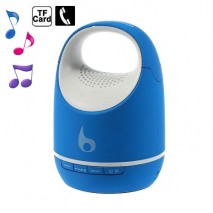 Altavoz portatil Bluetooth azul