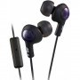 Auriculares intrauditivos JVC HA-FR6-B-E Gummy Plus  negro con microfono y control remoto