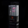 Auriculares metalicos con micro  3,5 mm blanco rosa