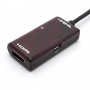 Cable adaptador MHL a HDMI hembra HDTV con mando a distancia