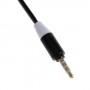Cable adaptador audio jack  de 3,5 mm, macho / 2 hembras negro