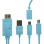 Cable adaptador de micro USB MHL a HDMI HD con cable adaptador MHL