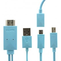 Cable adaptador de micro USB MHL a HDMI HD con cable adaptador MHL
