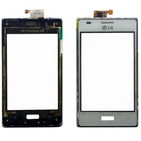 Tactil y marco para LG Optimus L5 (E610) Original color blanco