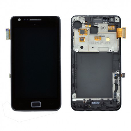 LCD + Táctil para Samsung Galaxy S2 (GT-I9100) Recuperada color negro