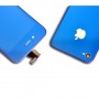 Kit cambio de color LCD + Tactil + Boton Home + Tapa trasera para iPhone 4 A1332 / A1349  color azul